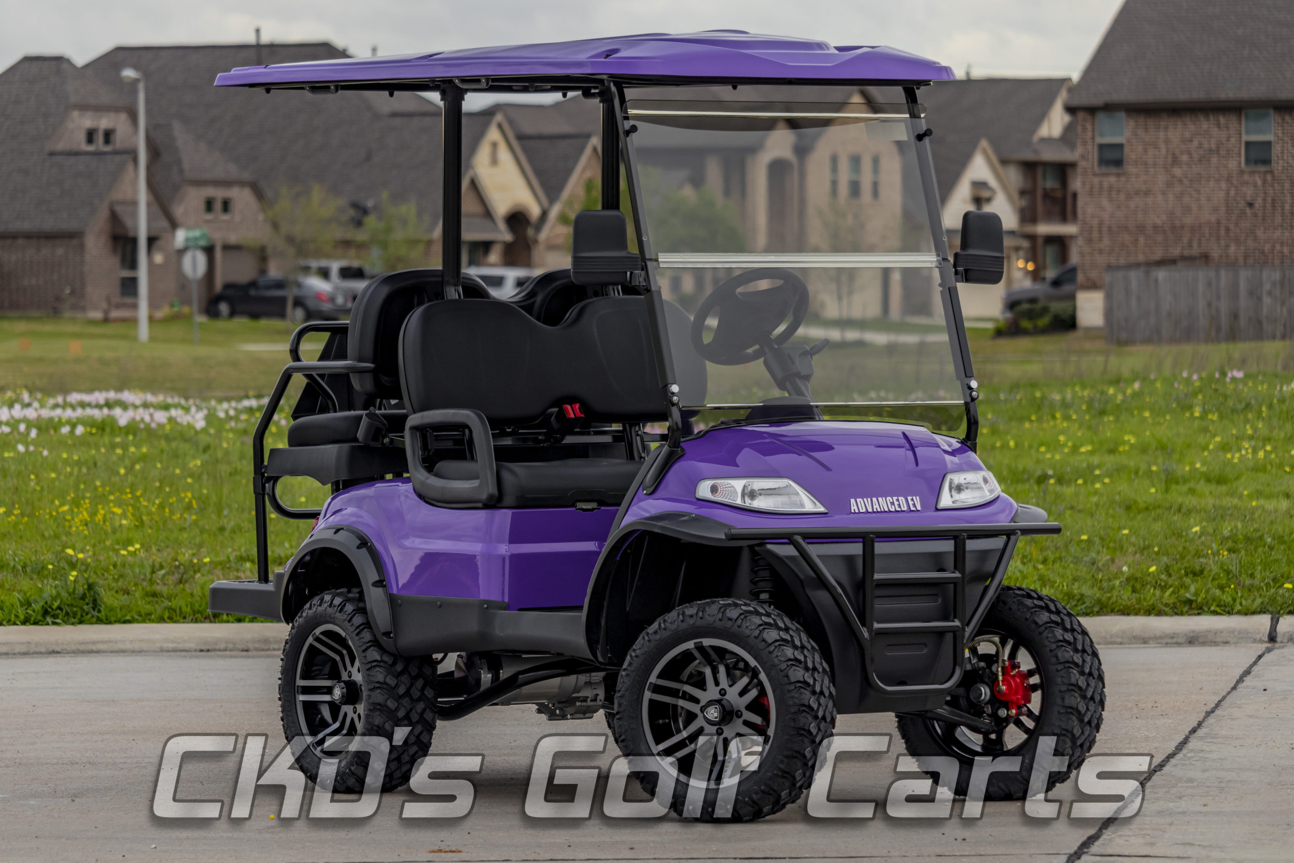 2021 Metallic Purple Advanced EV 2+2 CKD's Golf Carts