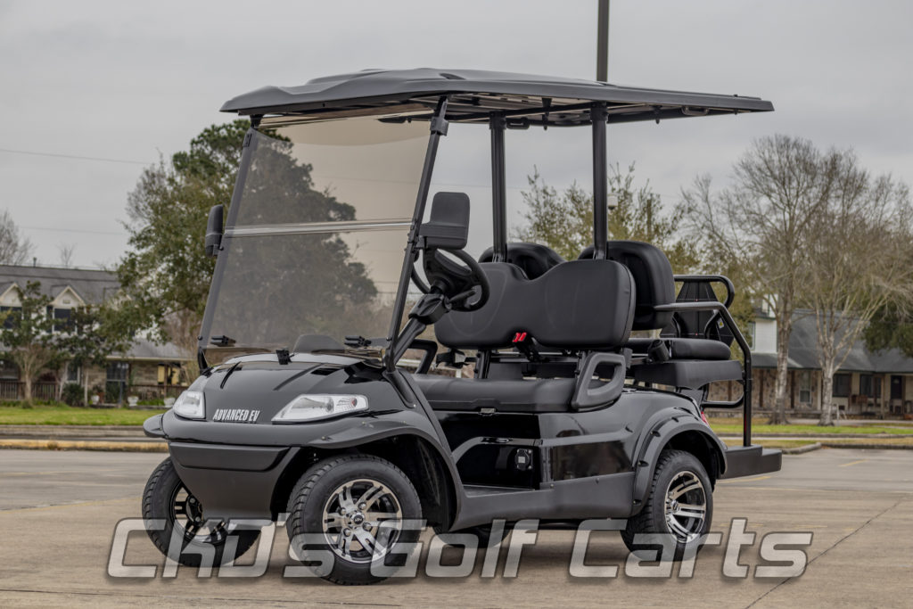 2022 Black Advanced EV CKD's Golf Carts