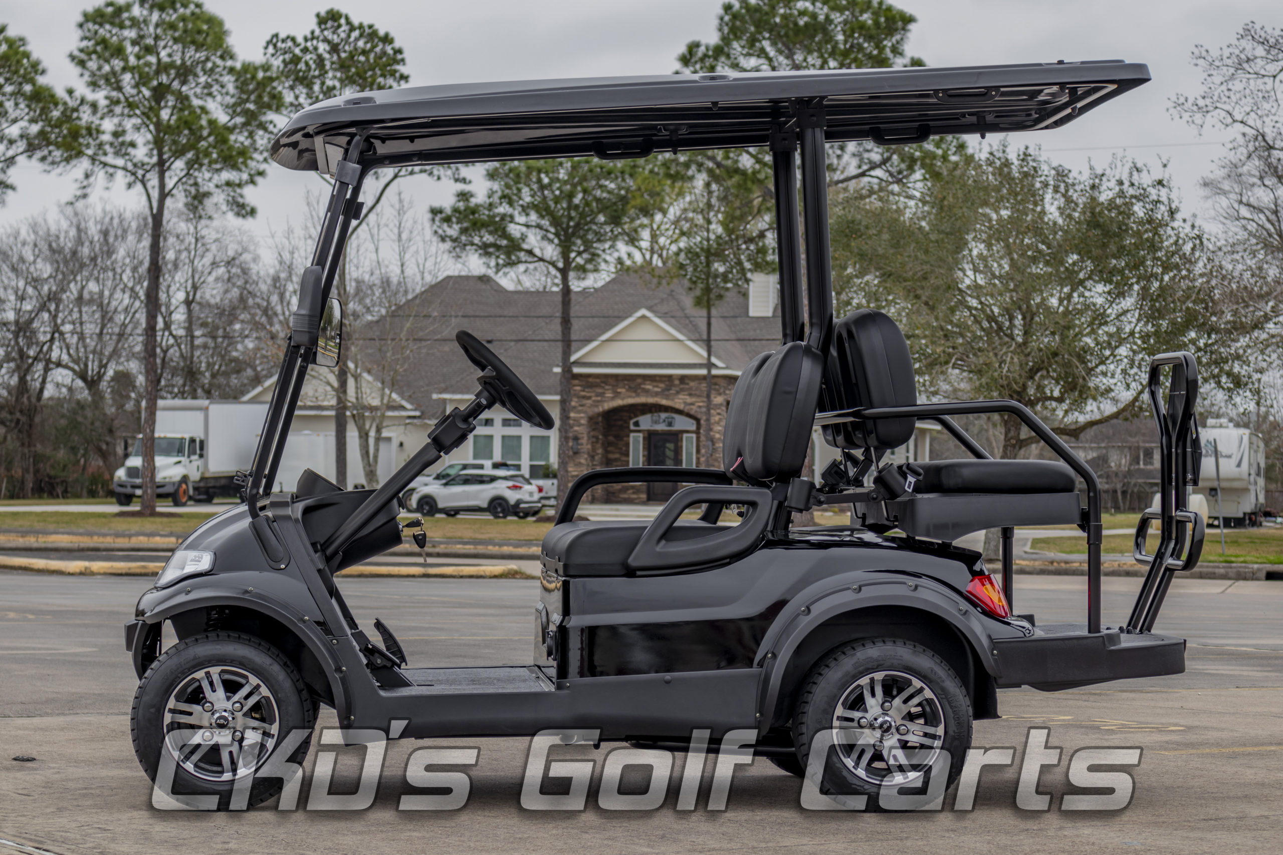 2022 Black Advanced EV CKD's Golf Carts