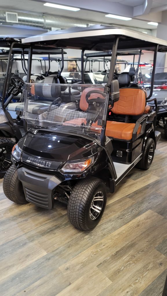 2022 Black Advanced EV CKD's Golf Carts