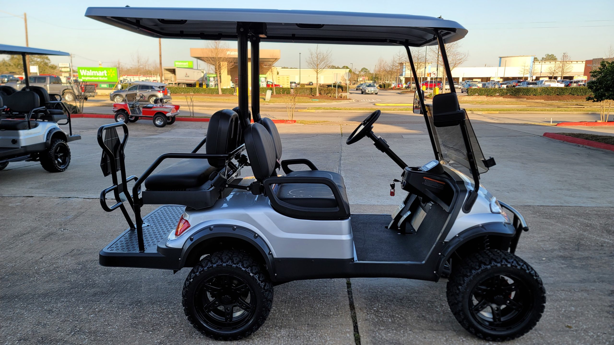 2022 Metallic Silver Advanced EV - CKD's Golf Carts