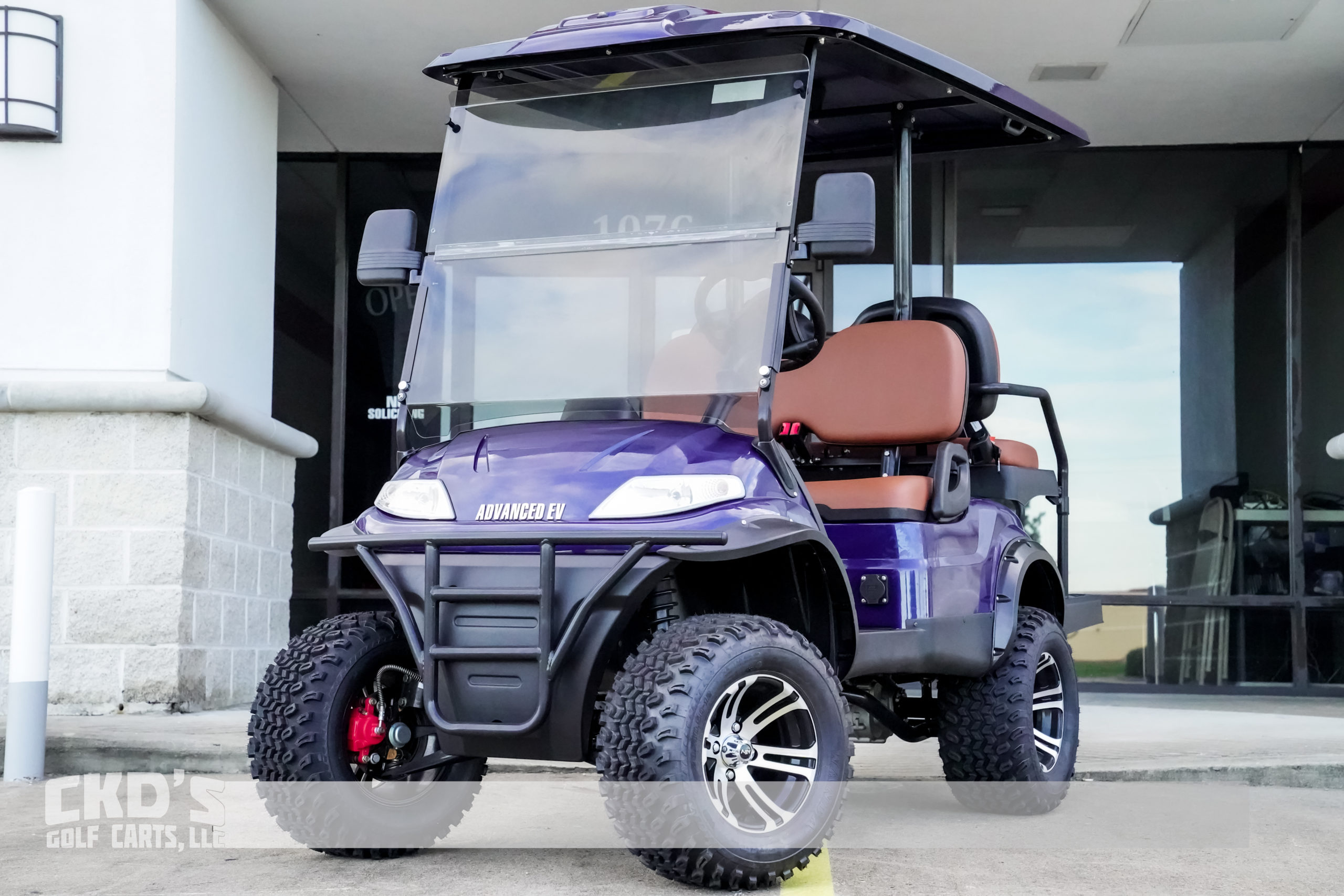 2023 Metallic Blue Advanced EV CKD's Golf Carts