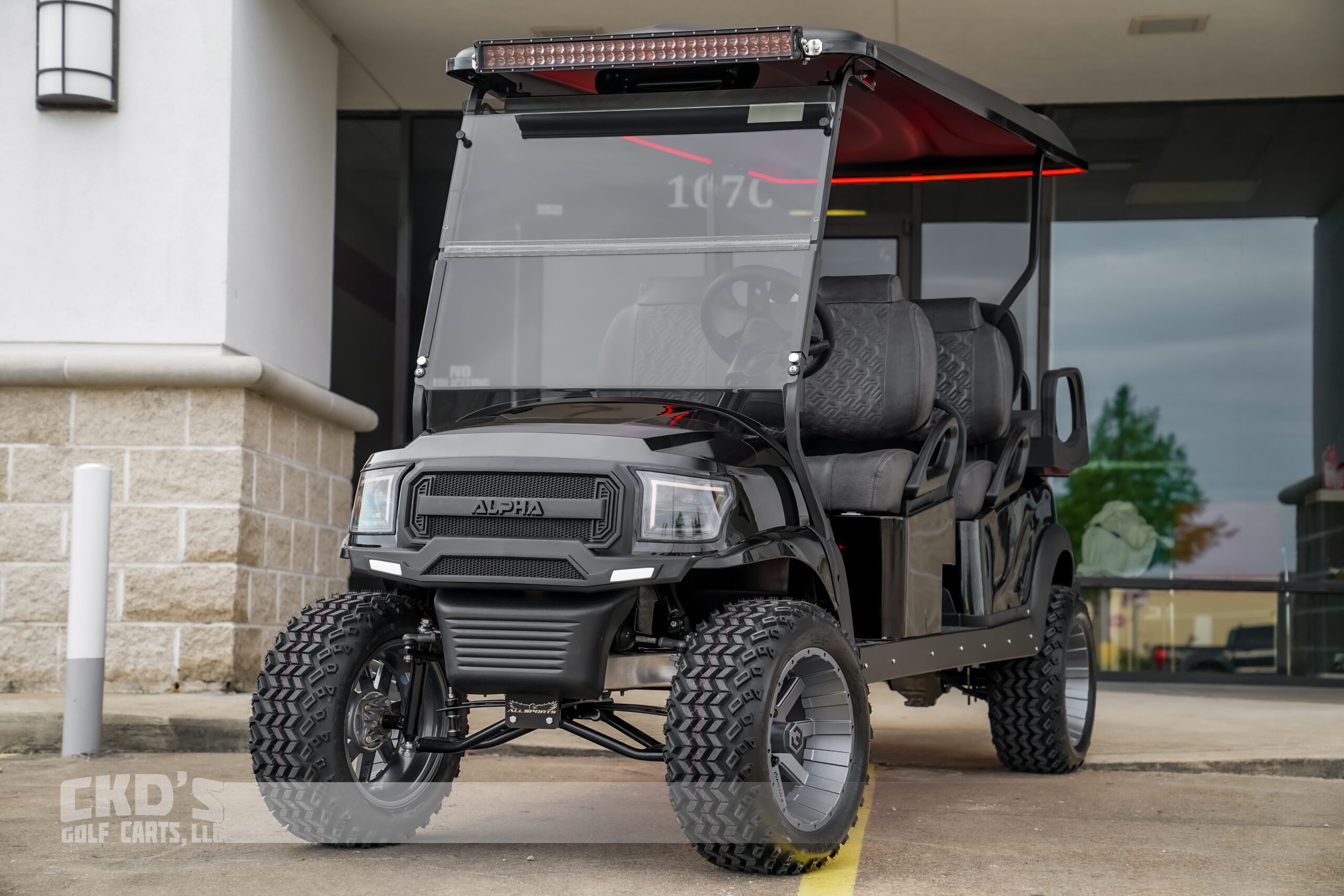 2018 Black Club Car Alpha Limo - CKD's Golf Carts